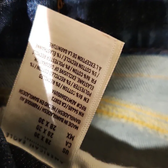 ❤️ AMERICAN EAGLE AIRFLEX SLIM FIT JEANS, 28 - Picture 5 of 6